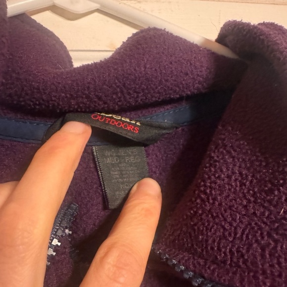 LL BEAN fleece womens size medium warm polyester polartec fleece for winter camp - Picture 2 of 4